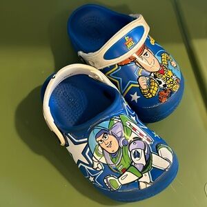 Disney Toy Story crocs size 8